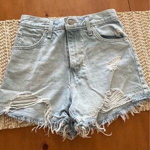 Levi’s High Waisted Denim Shorts